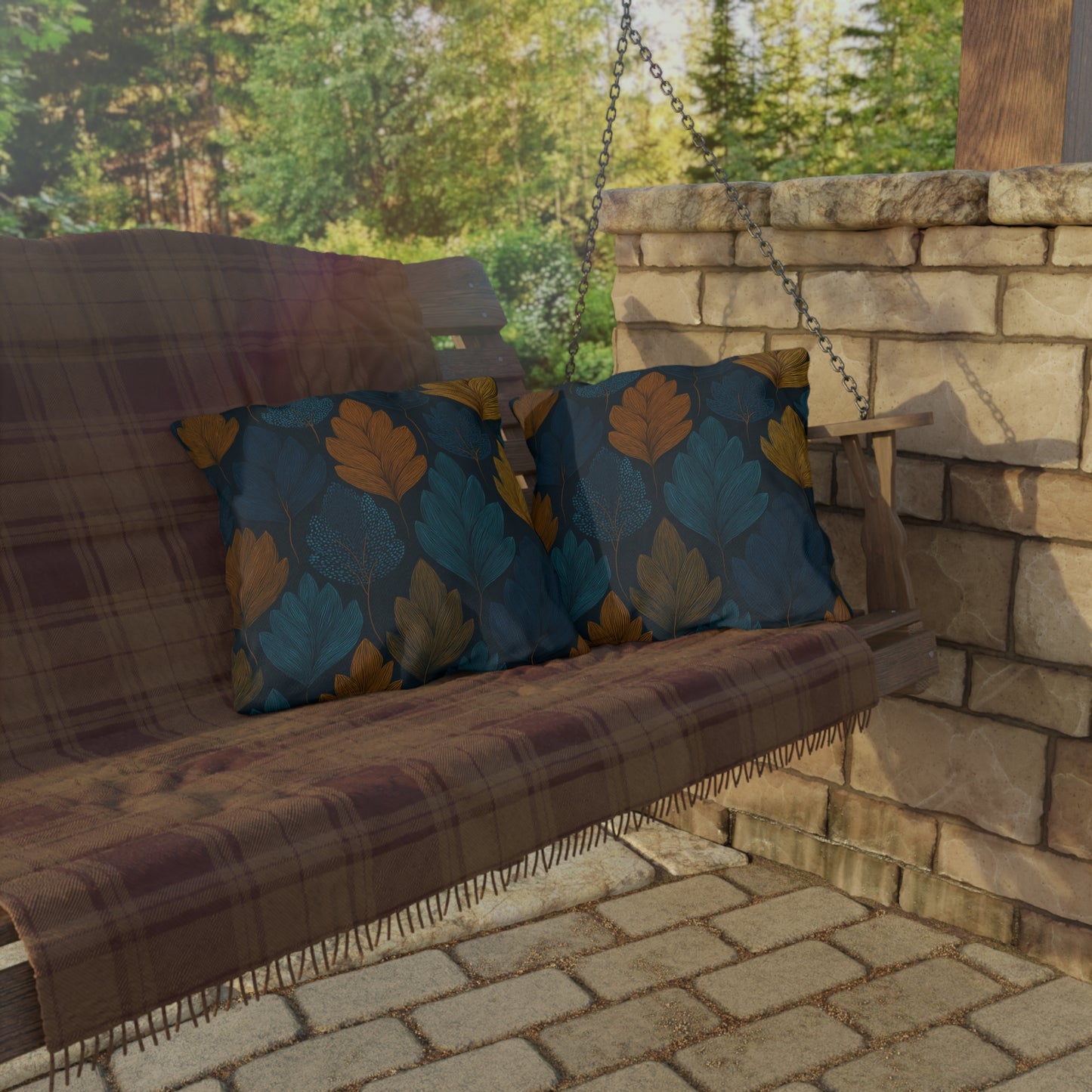Autumn Canopy Outdoor Pillow