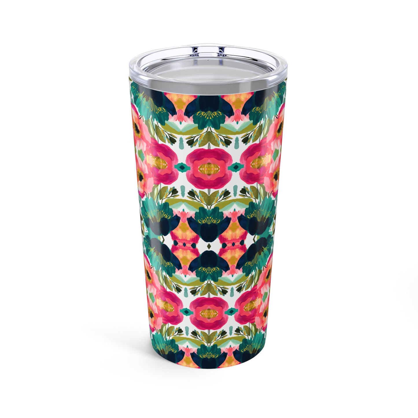 Painterly Petals Tumbler