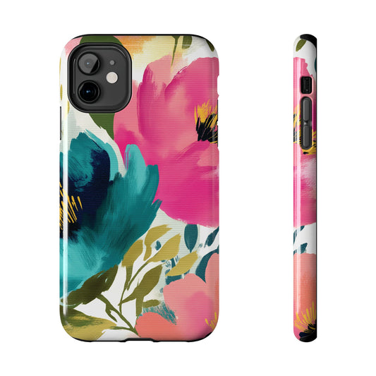 Painterly Petals iPhone Case