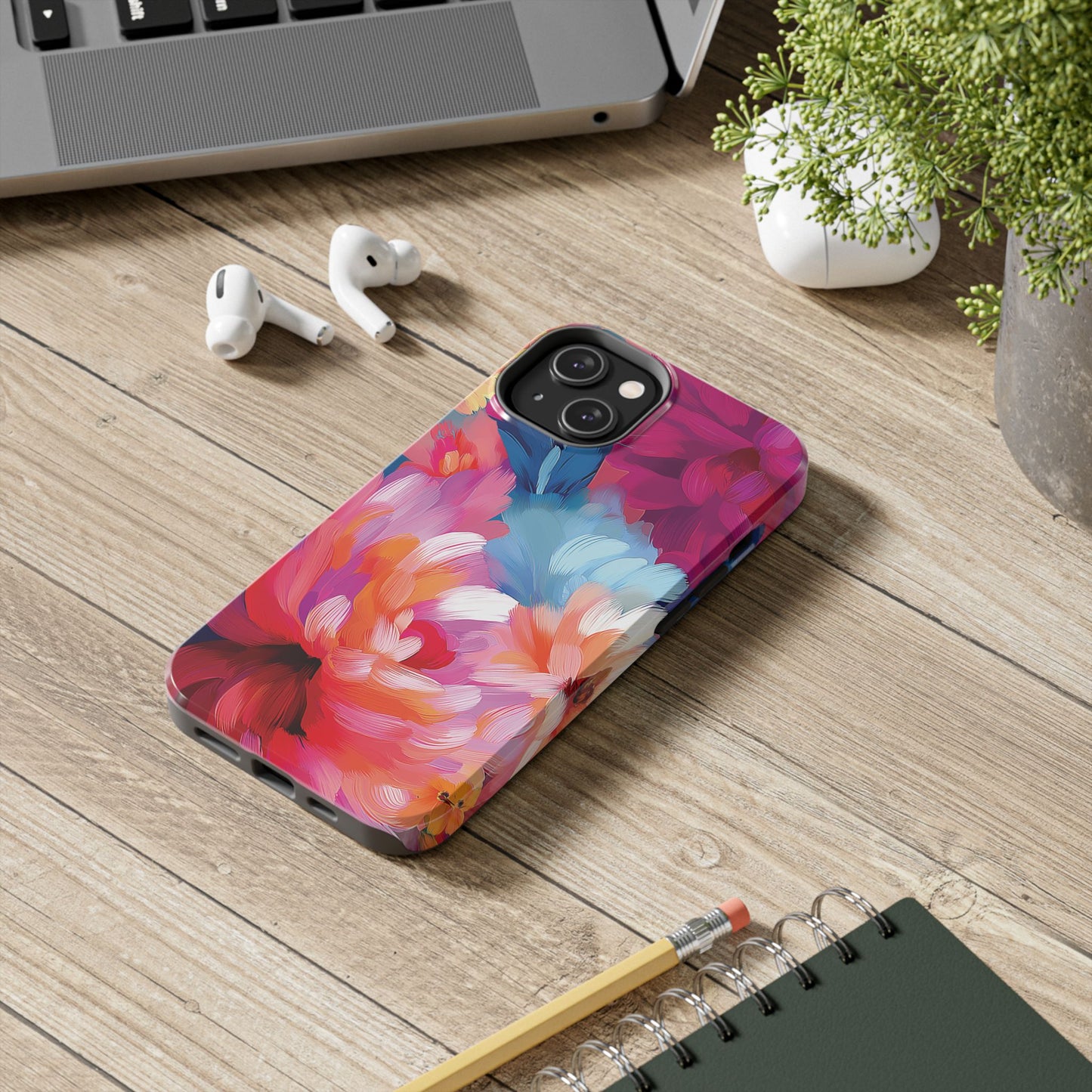 Painted Peonies II iPhone Case