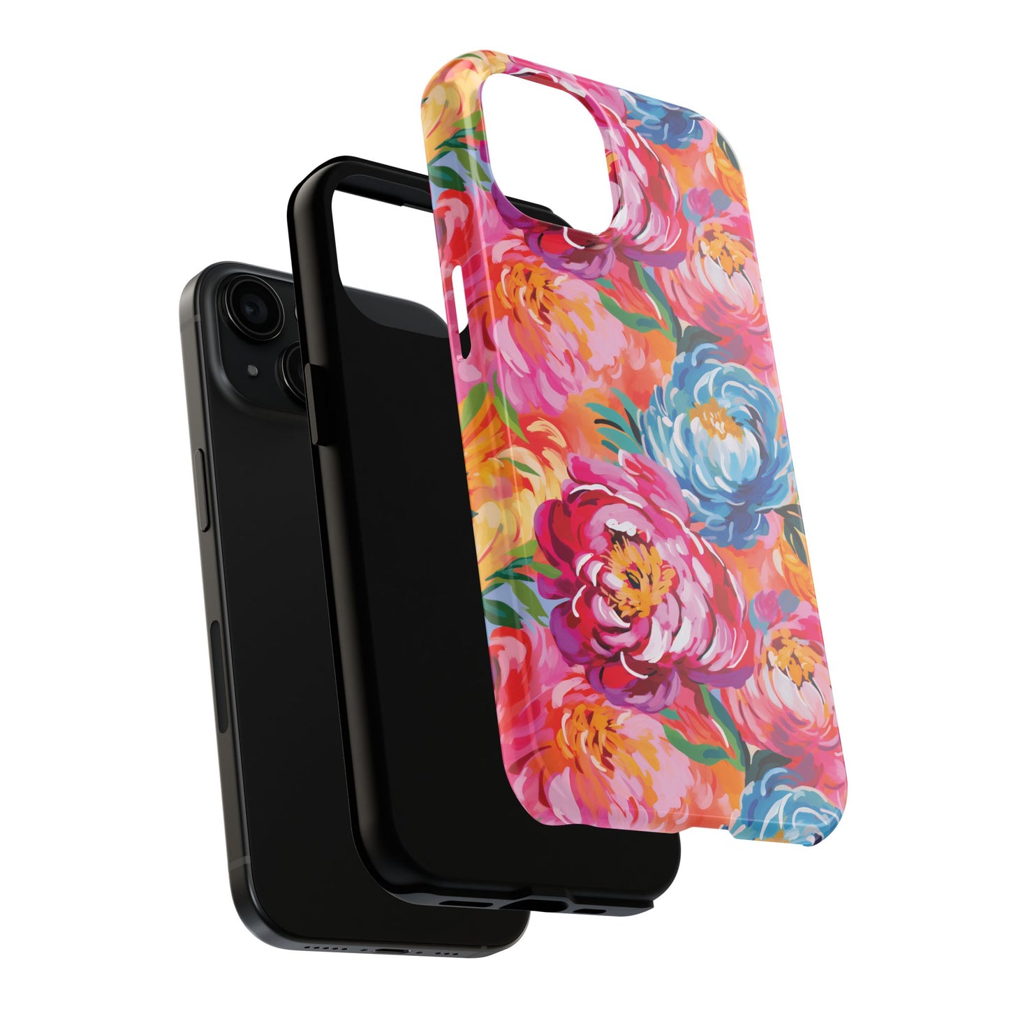 Painted Peonies iPhone Case