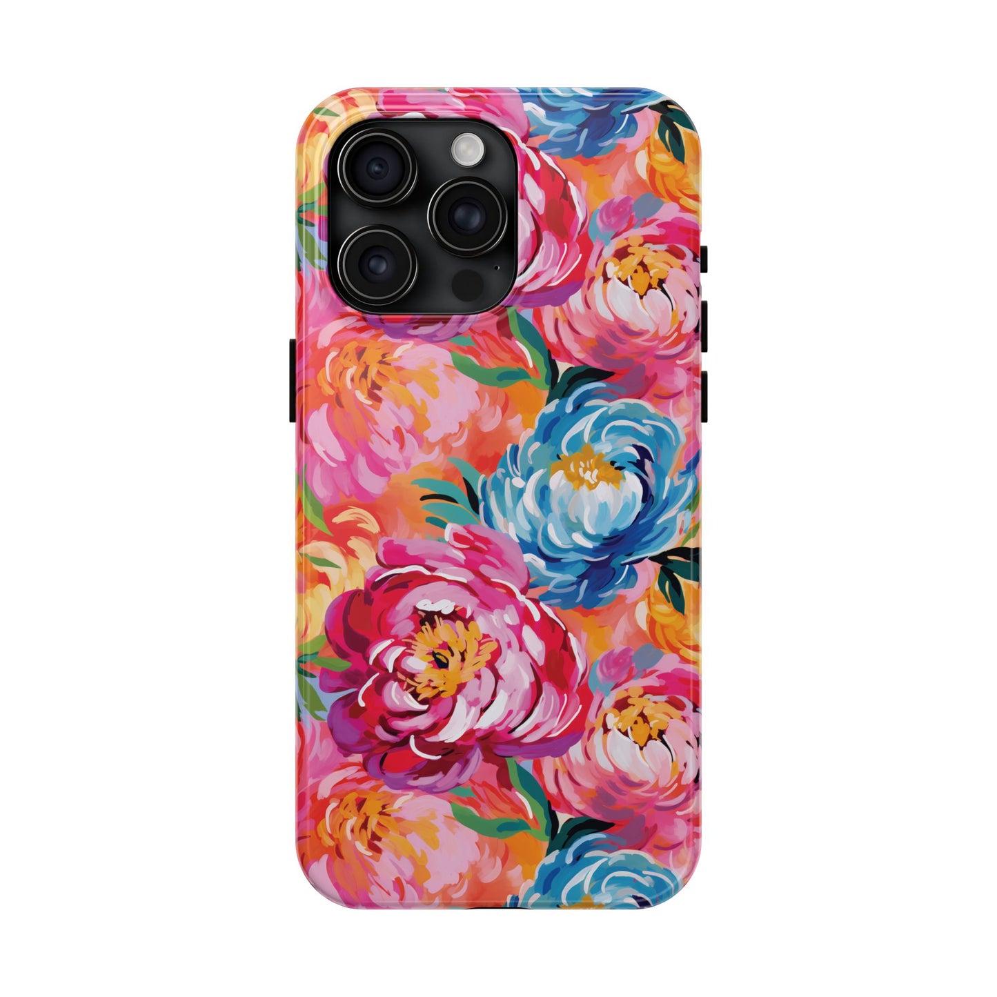 Painted Peonies iPhone Case