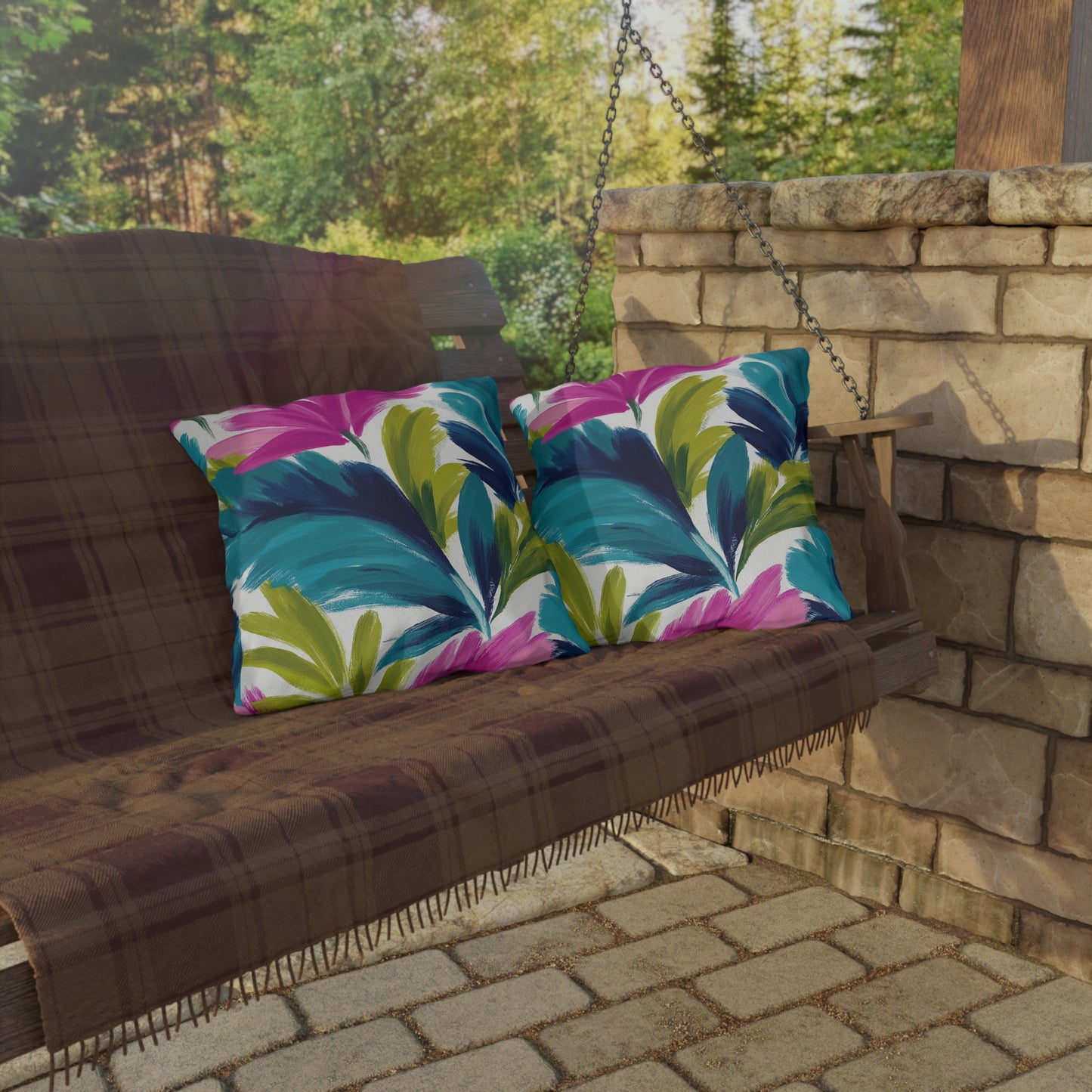 Palm Paradise Outdoor Pillow