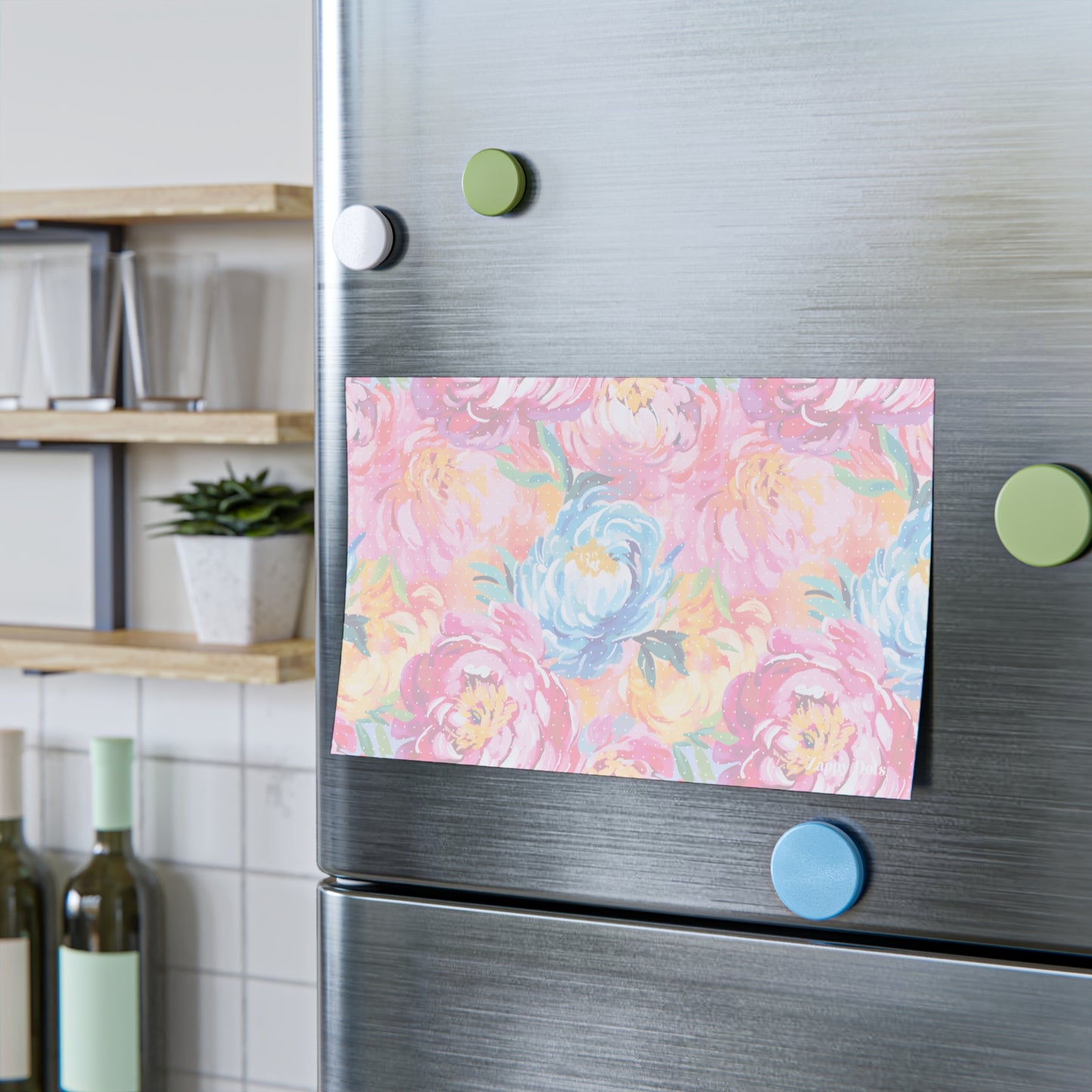Peonies Dot Grid Giant Post-it® Note Pads