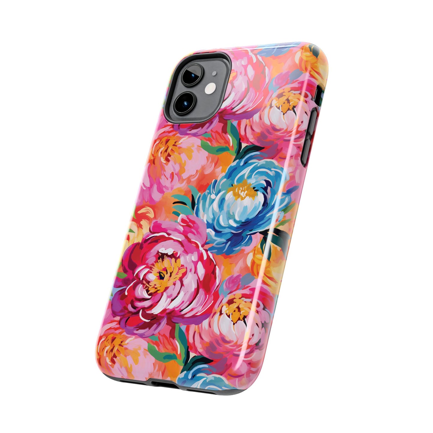 Painted Peonies iPhone Case
