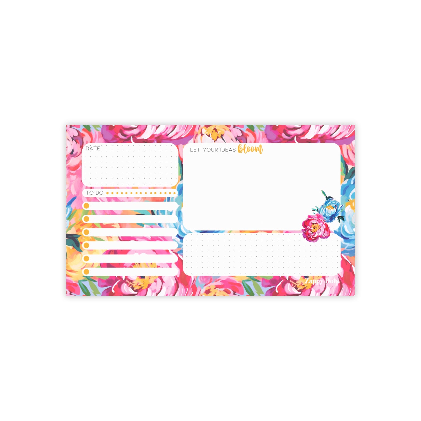 Peonies Planner Giant Post-it® Note Pad