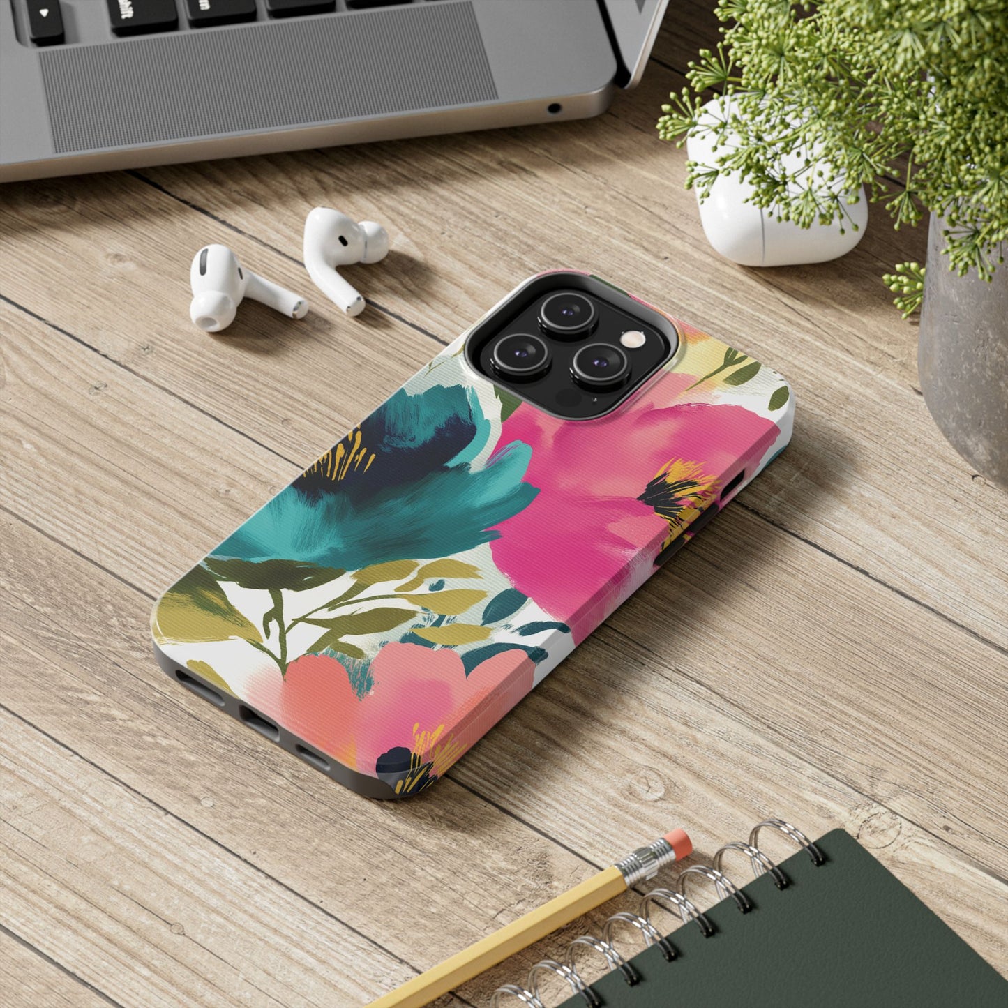 Painterly Petals iPhone Case