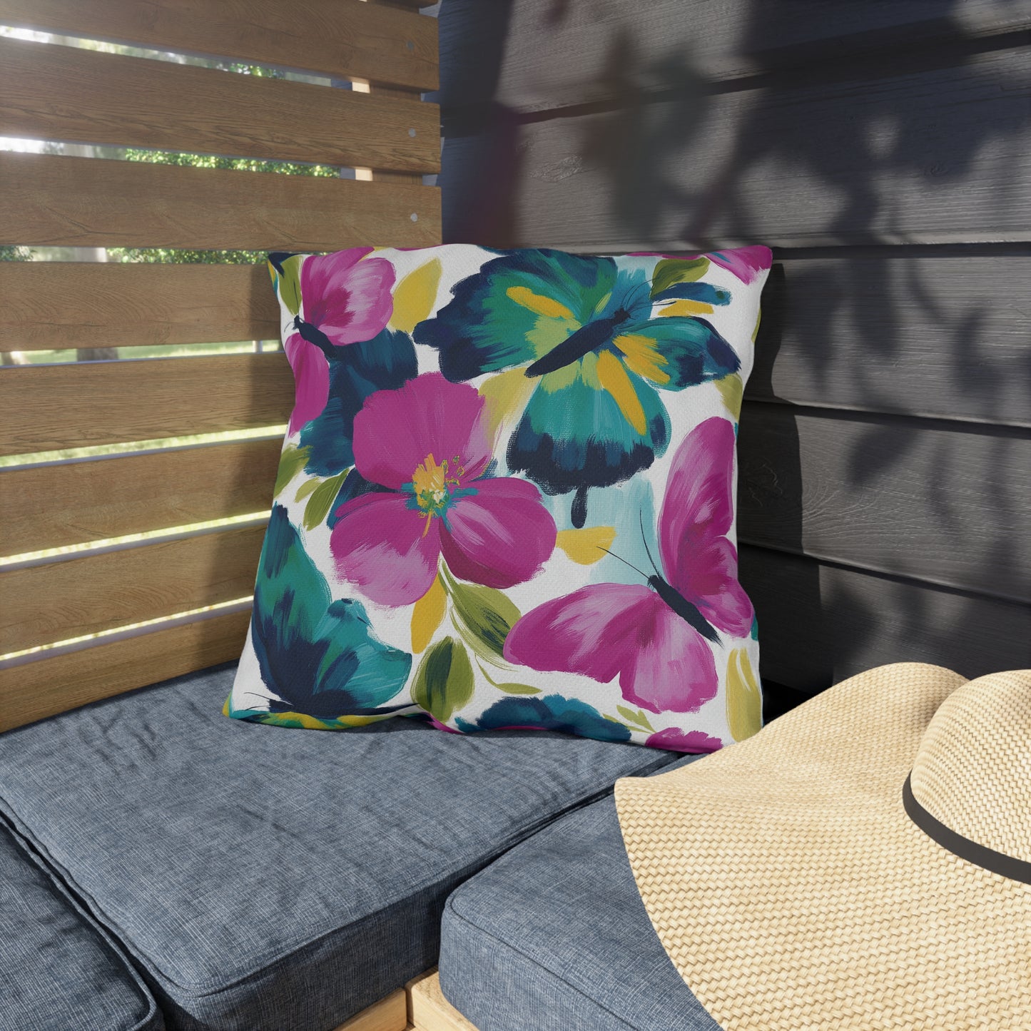 Butterfly Sonata II Outdoor Pillow