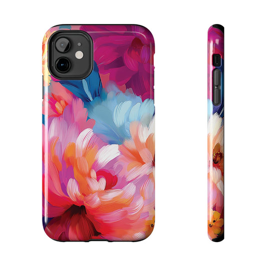 Painted Peonies II iPhone Case