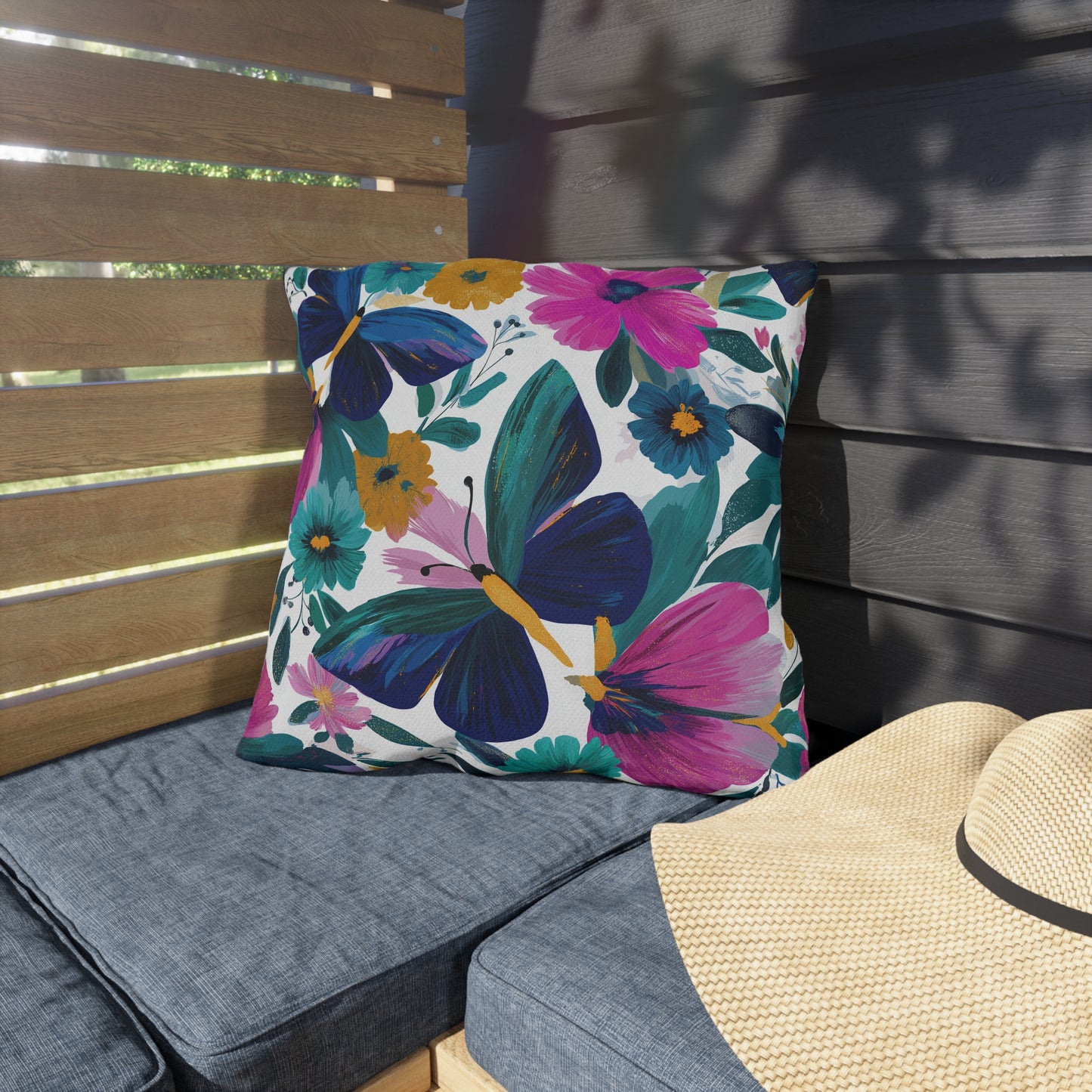 Butterfly Sonata Outdoor Pillow