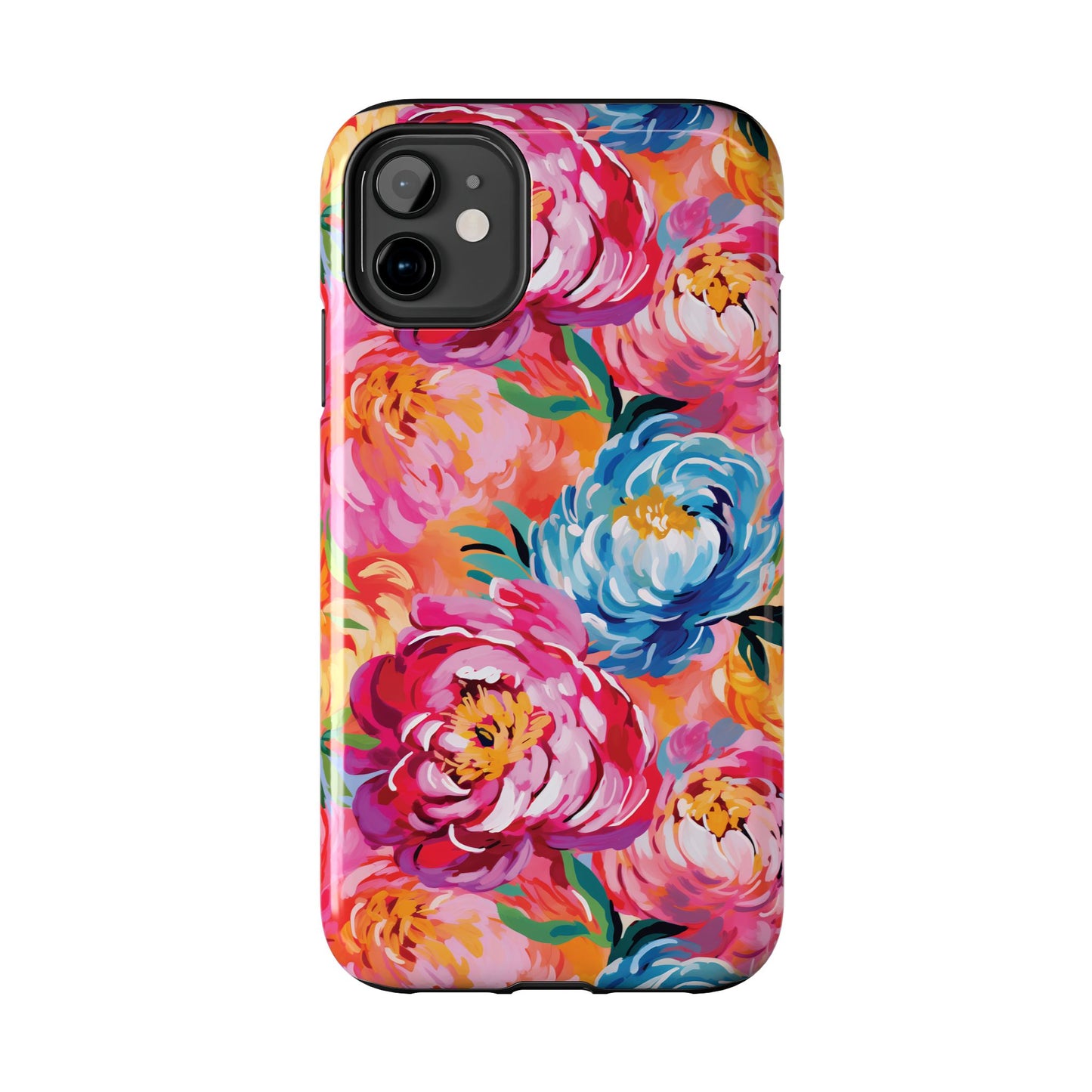 Painted Peonies iPhone Case