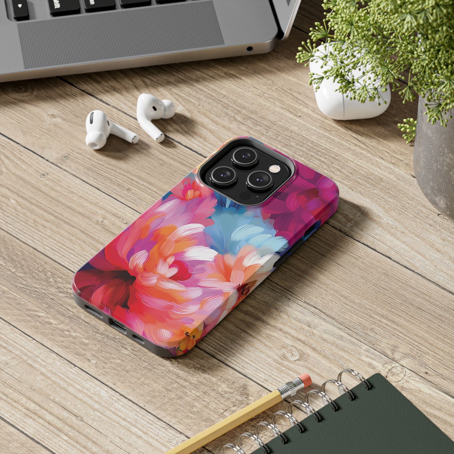 Painted Peonies II iPhone Case