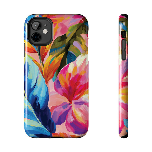 Painted Palms iPhone Case