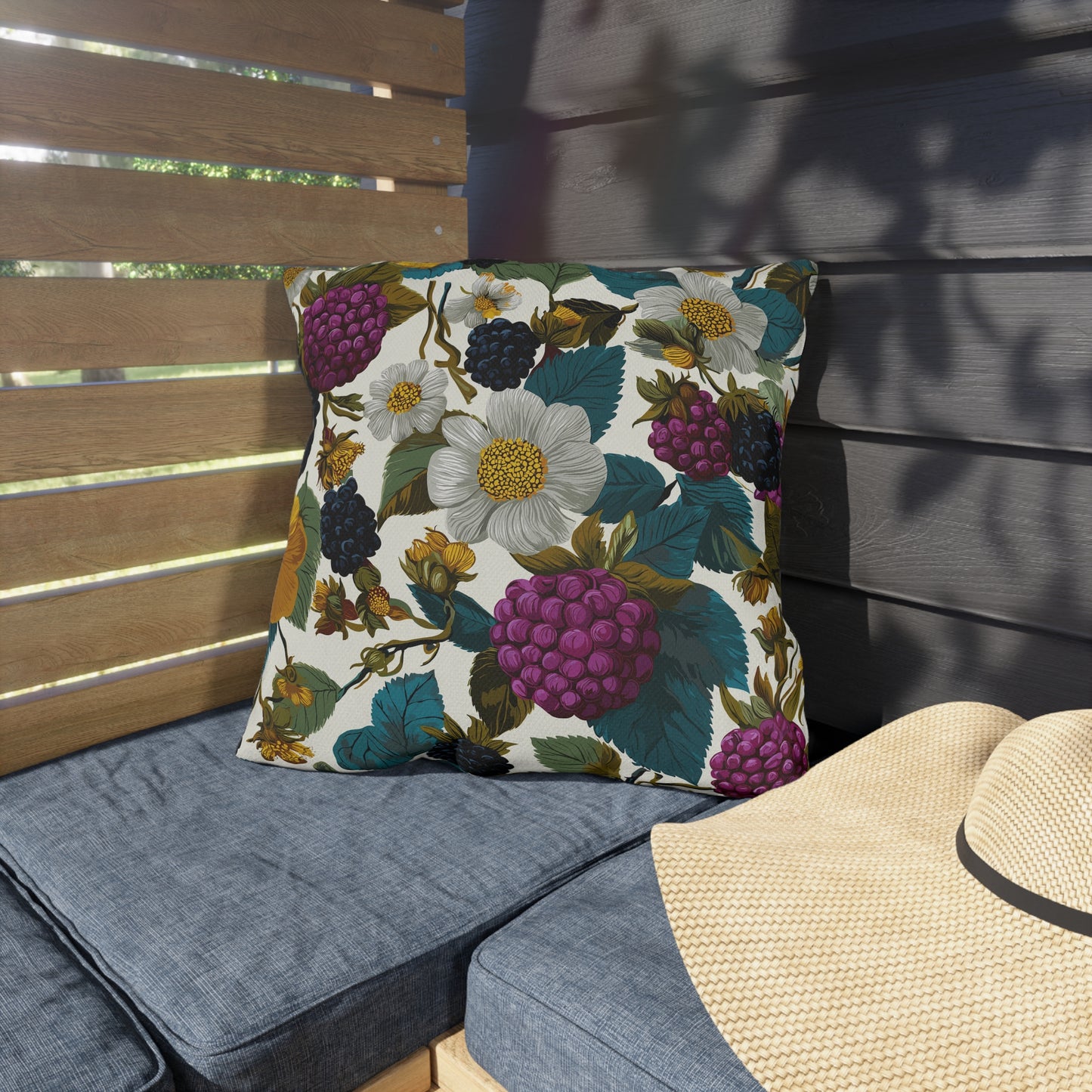 Berry Bramble Outdoor Pillow