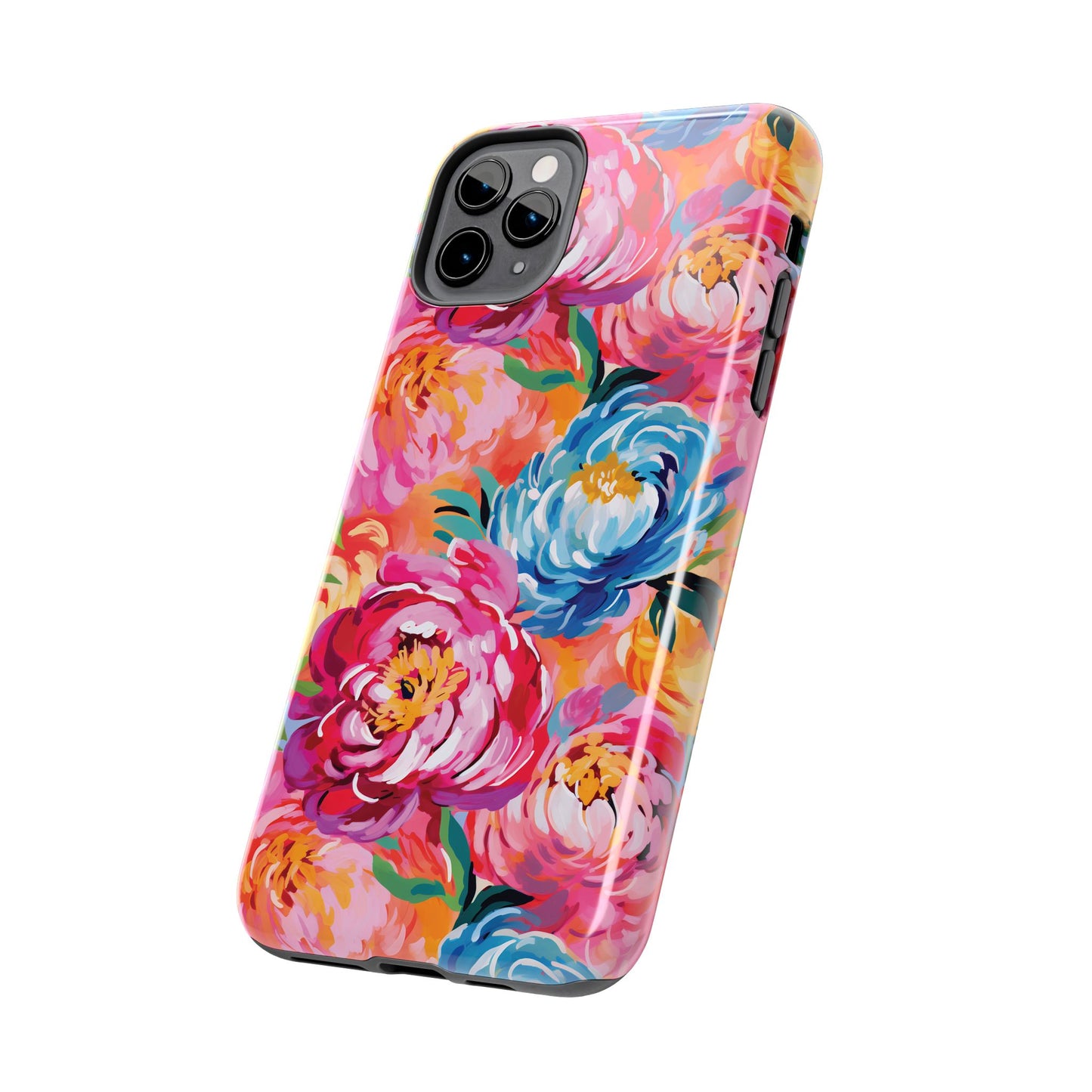 Painted Peonies iPhone Case