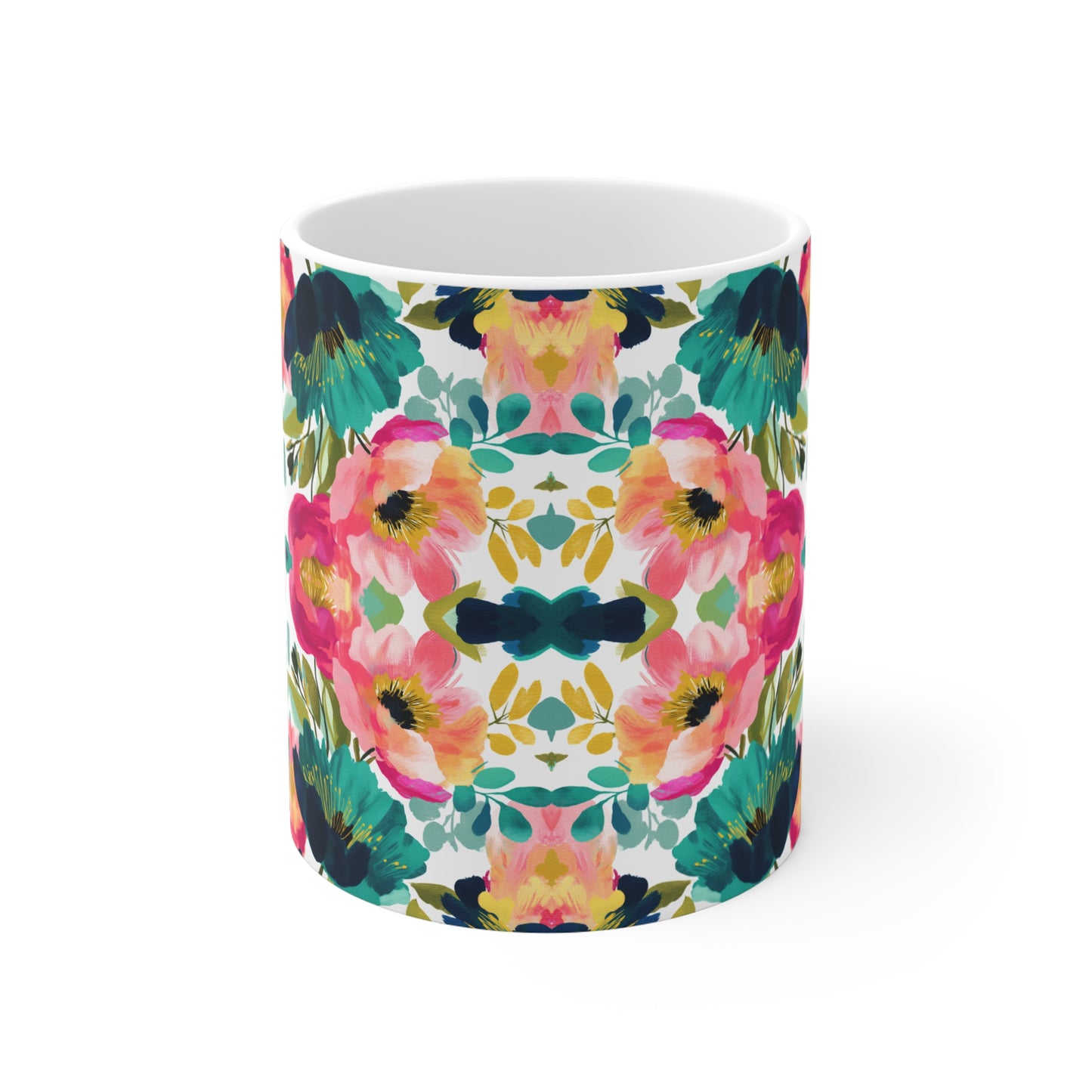 Painterly Petals Mug