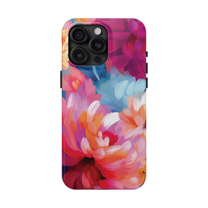 Painted Peonies II iPhone Case
