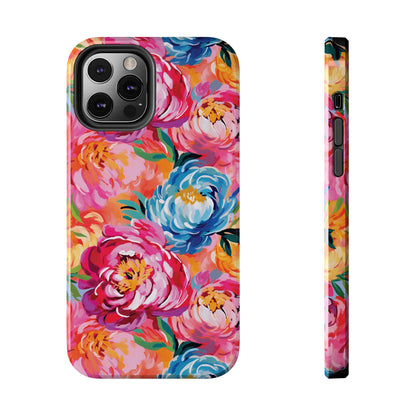 Painted Peonies iPhone Case