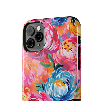 Painted Peonies iPhone Case