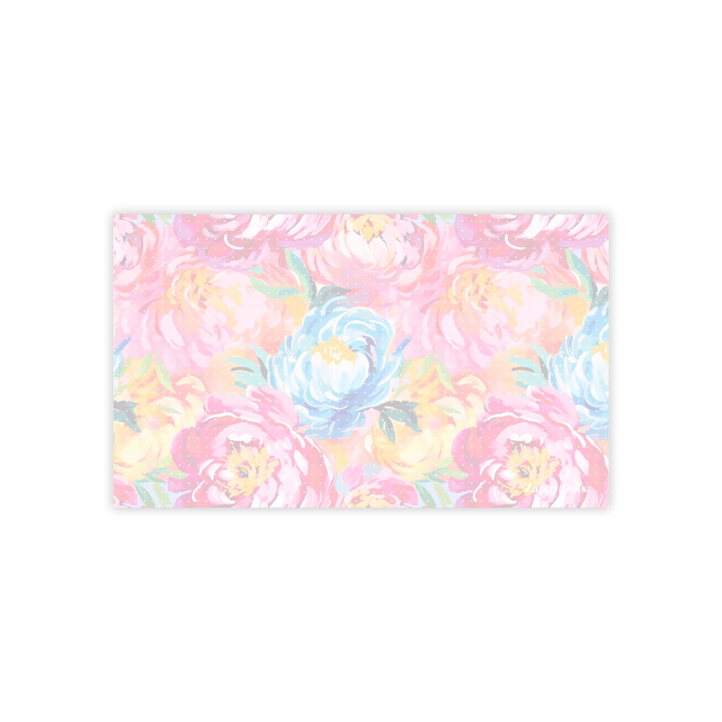 Peonies Dot Grid Giant Post-it® Note Pads