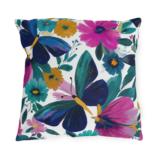 Butterfly Sonata Outdoor Pillow