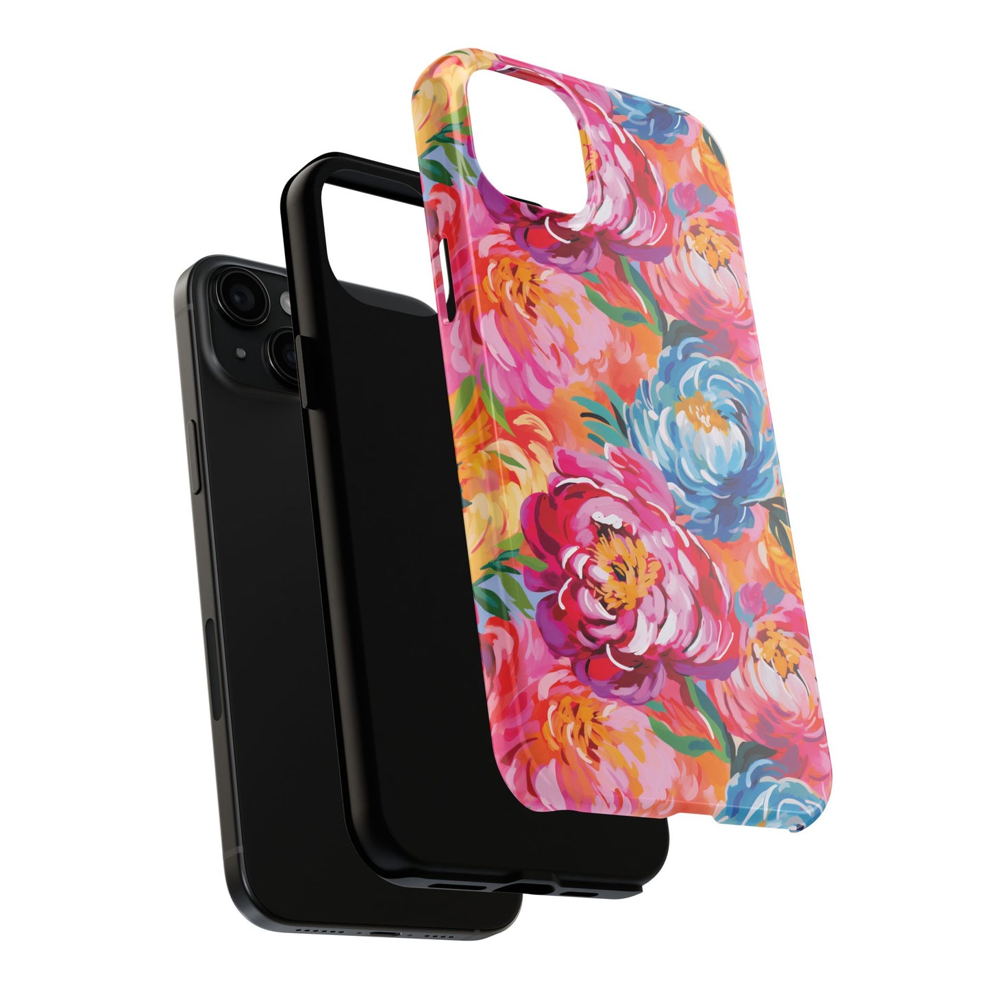 Painted Peonies iPhone Case