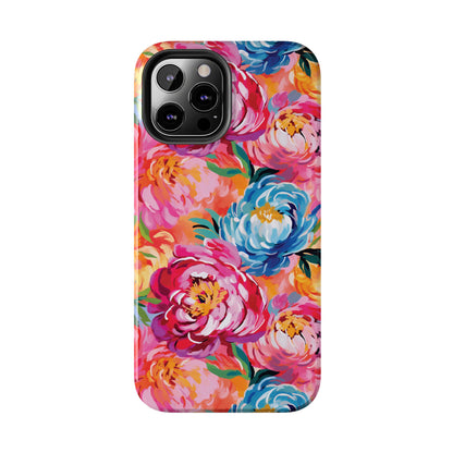Painted Peonies iPhone Case