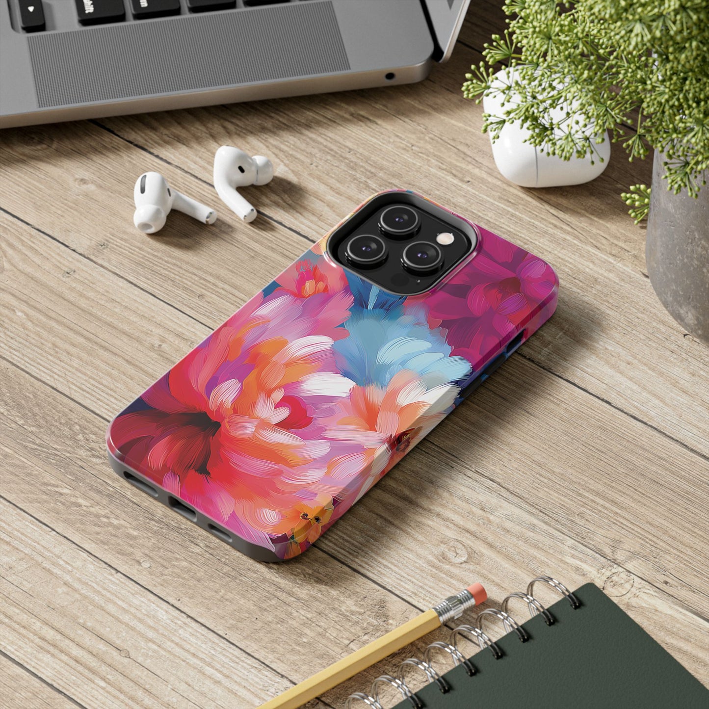 Painted Peonies II iPhone Case