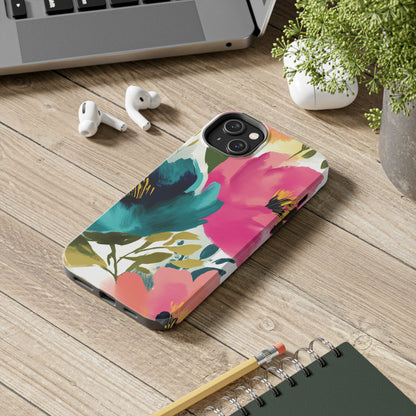Painterly Petals iPhone Case
