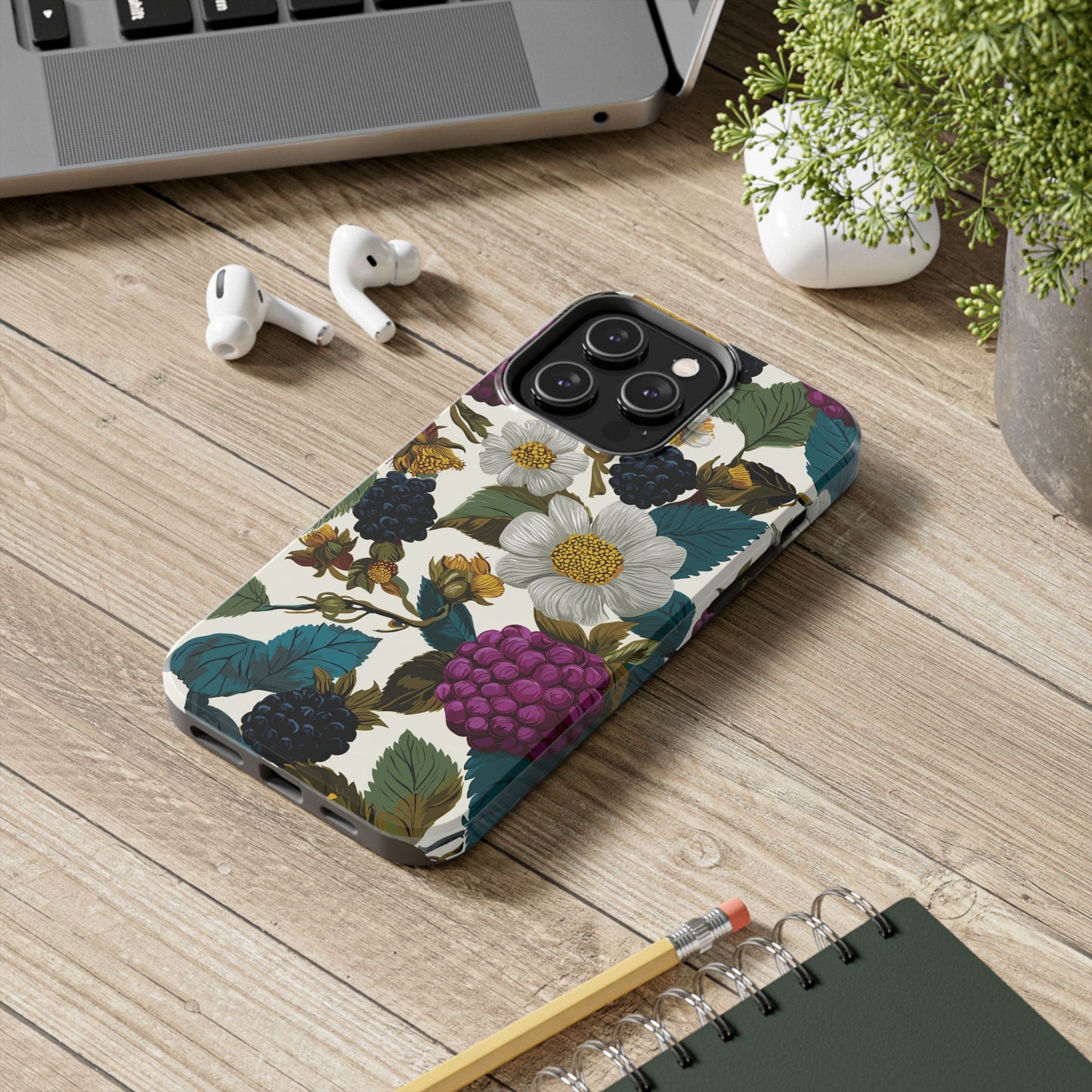 Berry Bramble iPhone Case