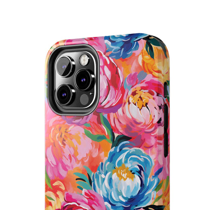 Painted Peonies iPhone Case