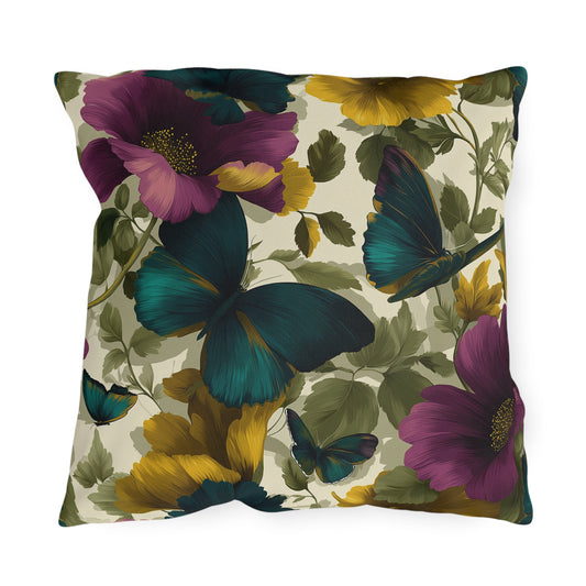 Butterfly Revelry Outdoor Pillow
