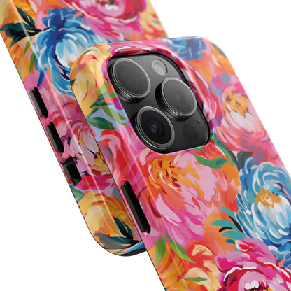 Painted Peonies iPhone Case