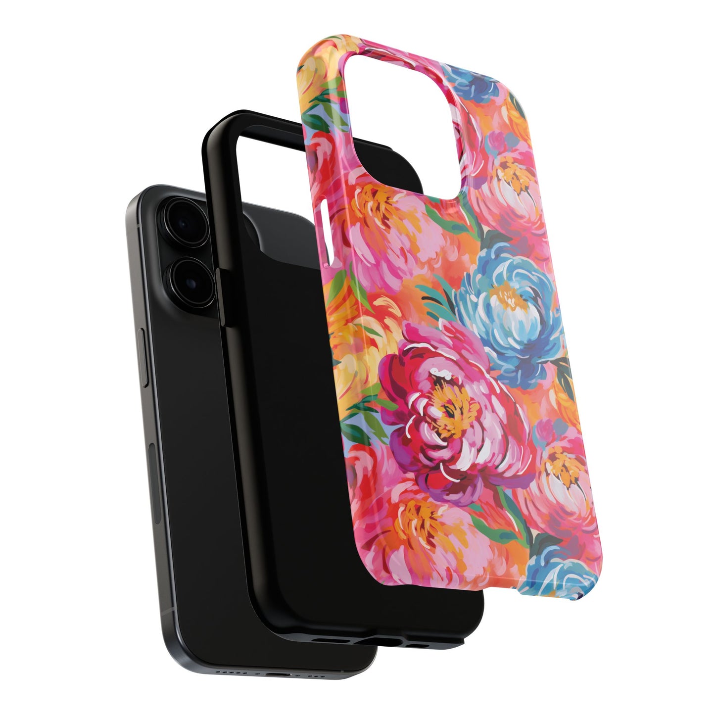 Painted Peonies iPhone Case