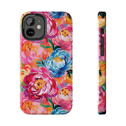 Painted Peonies iPhone Case