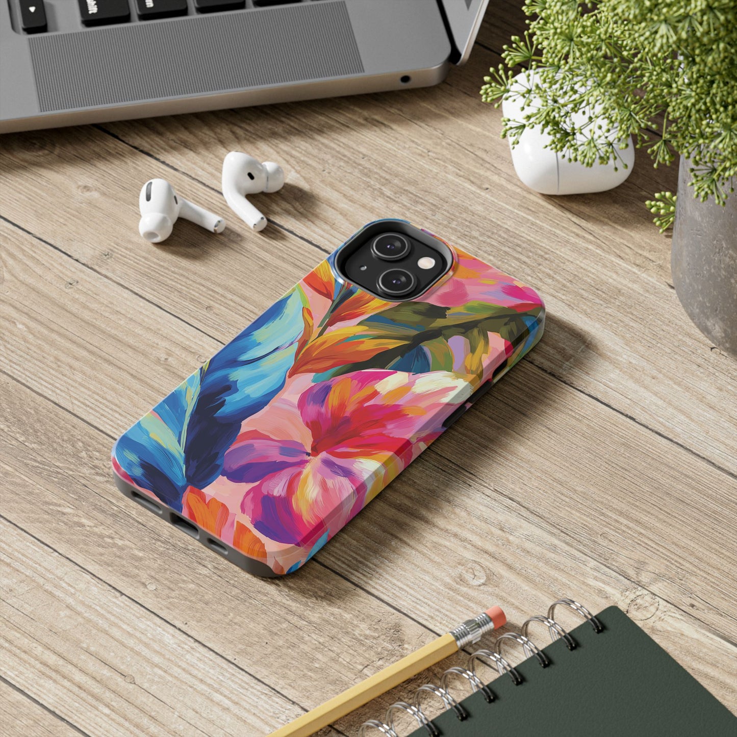 Painted Palms iPhone Case