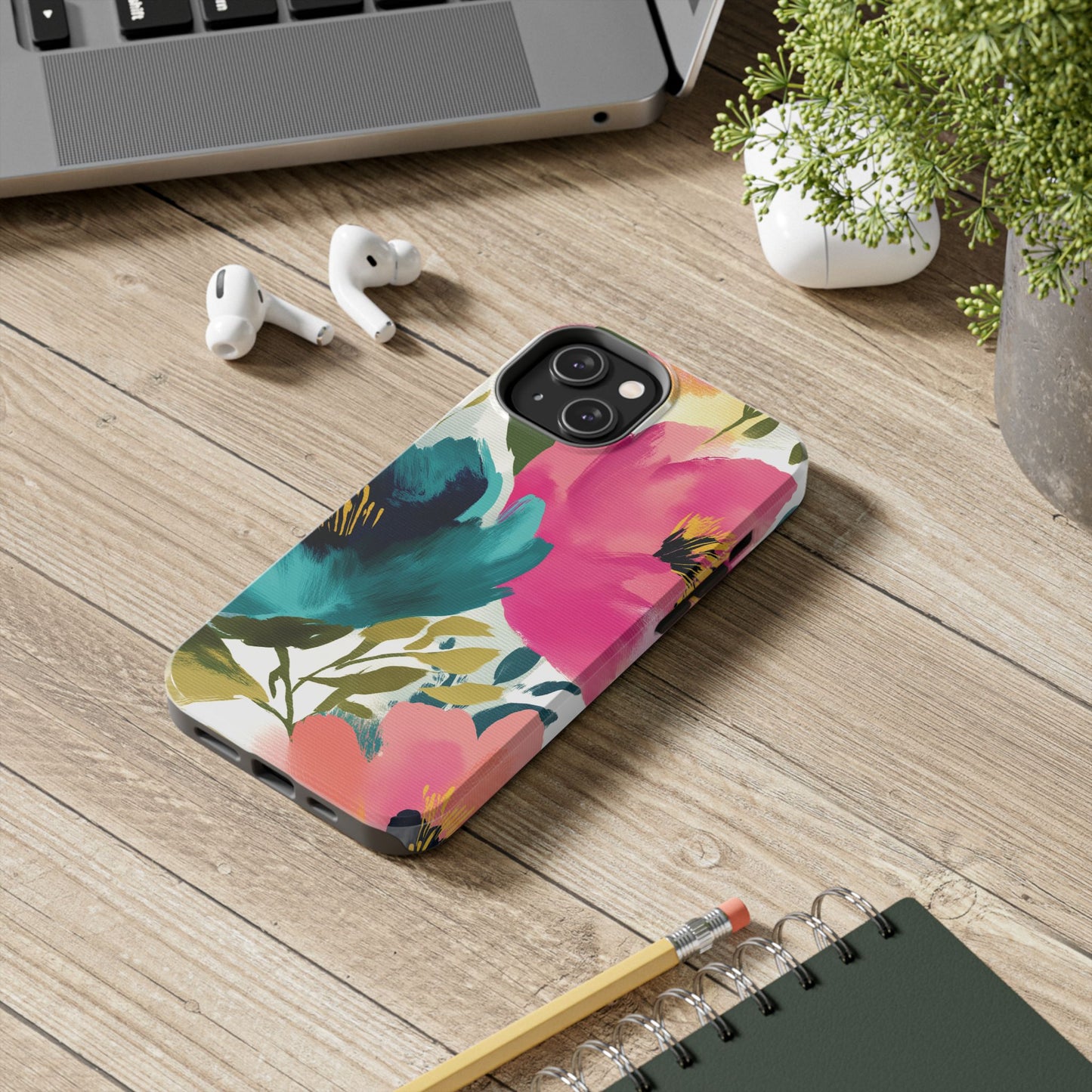 Painterly Petals iPhone Case