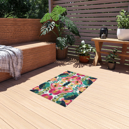 Radiant Blooms Outdoor Rug