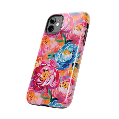 Painted Peonies iPhone Case