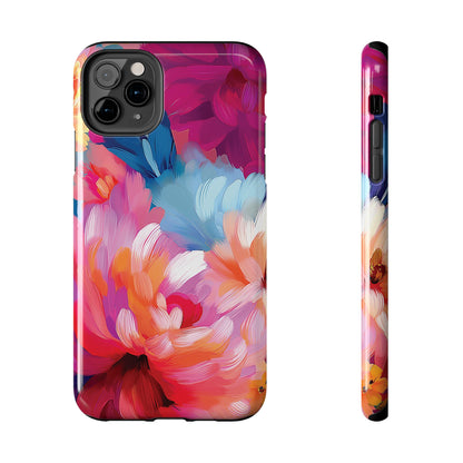 Painted Peonies II iPhone Case