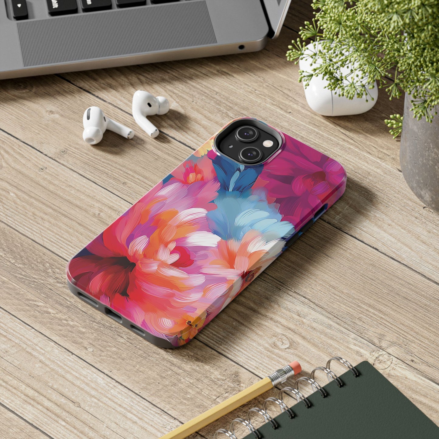Painted Peonies II iPhone Case
