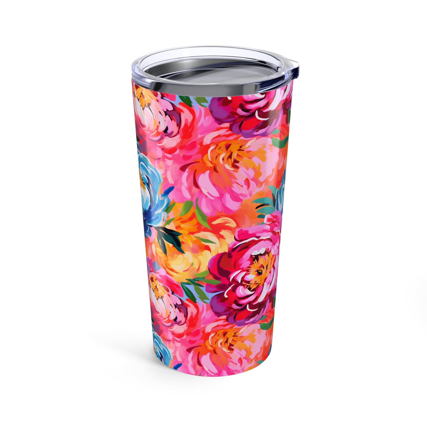 Painterly Peonies Tumbler