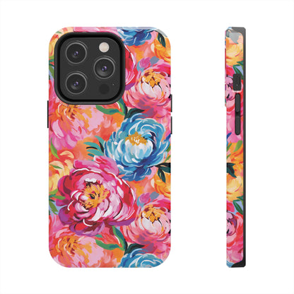 Painted Peonies iPhone Case