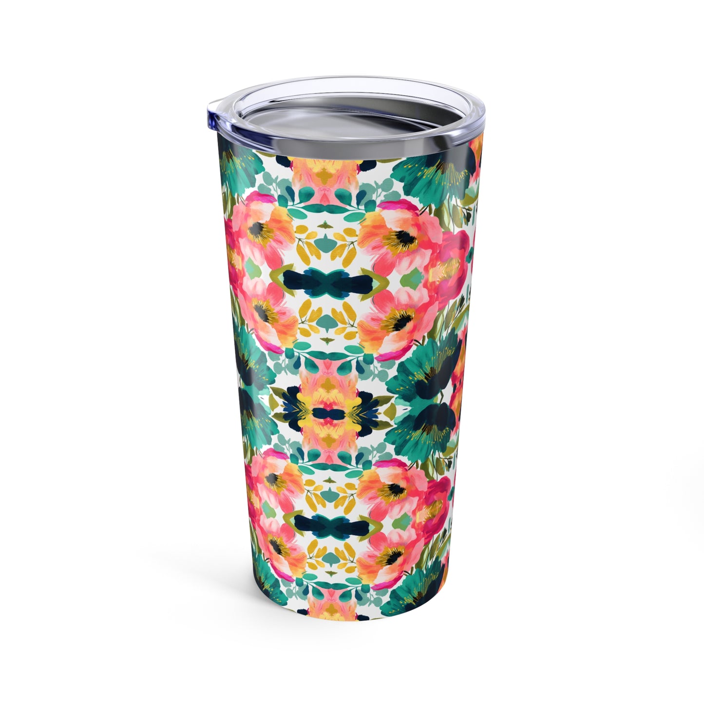 Painterly Petals Tumbler
