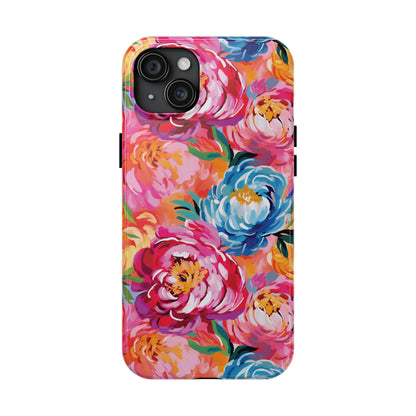 Painted Peonies iPhone Case