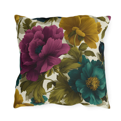 Regal Bloom Outdoor Pillow