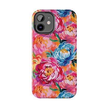 Painted Peonies iPhone Case