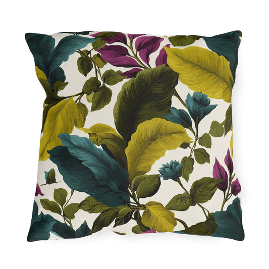 Tropical Lush Outdoor Pillow