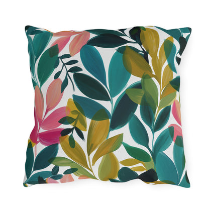 Painterly Palms Outdoor Pillow