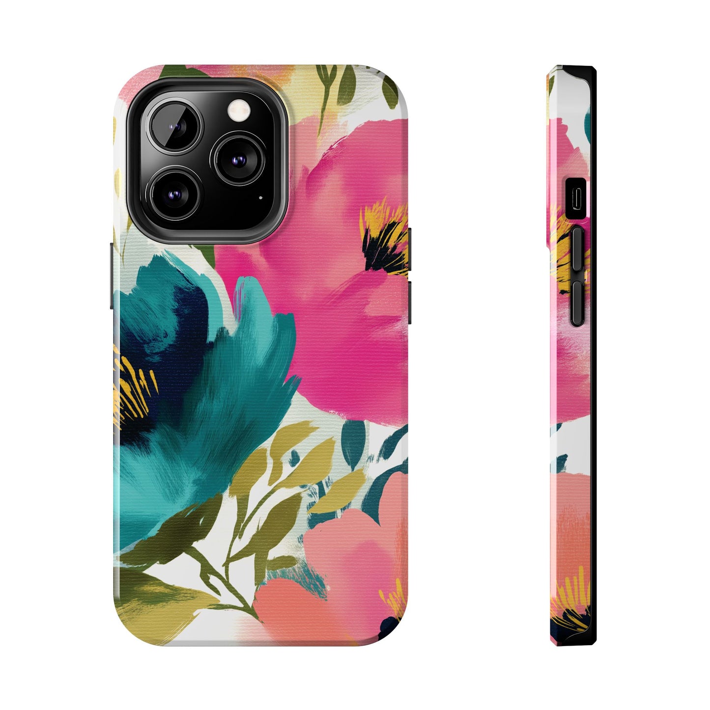 Painterly Petals iPhone Case